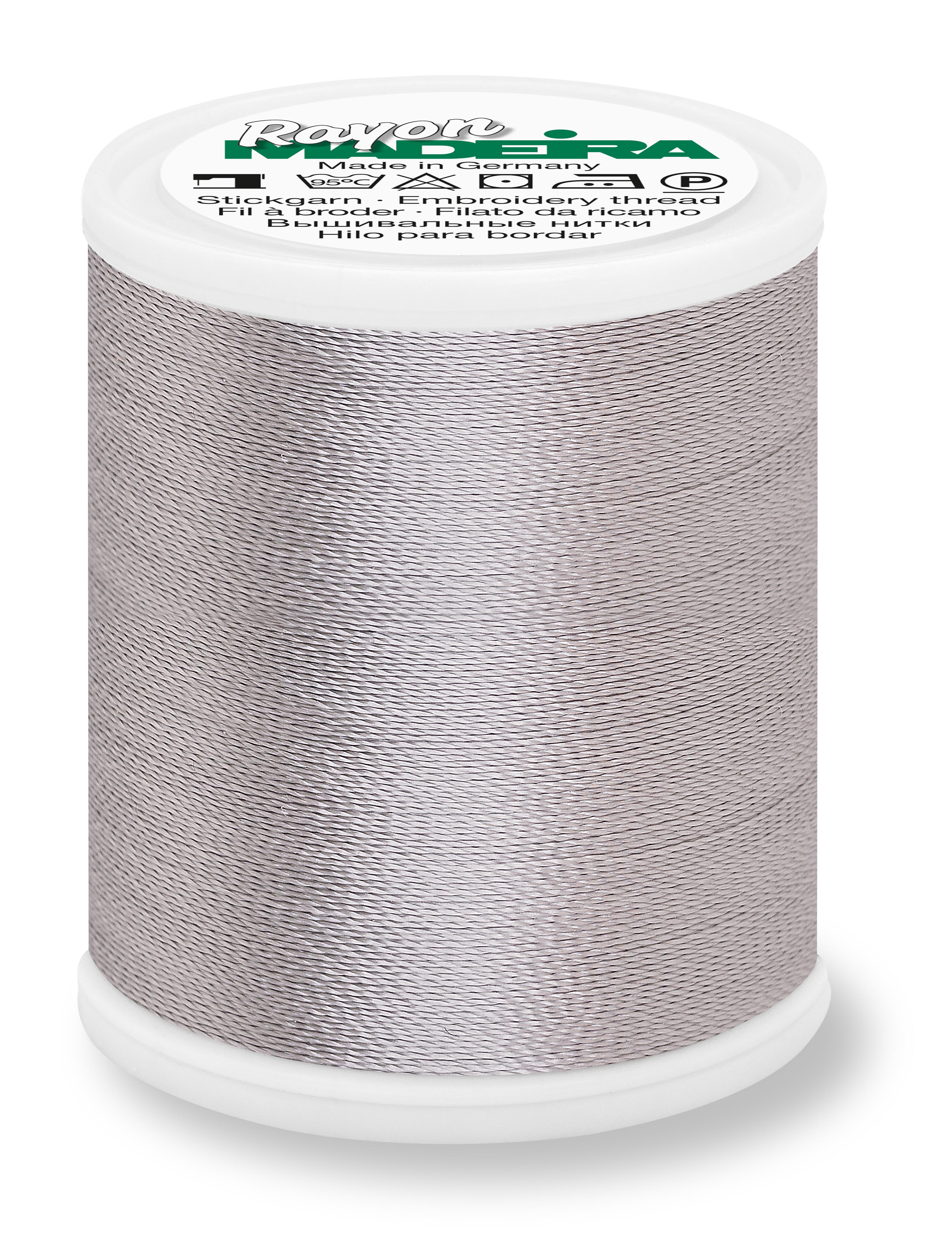 Fio Rayon nº40 MADEIRA 1000m Whisper Grey #1012