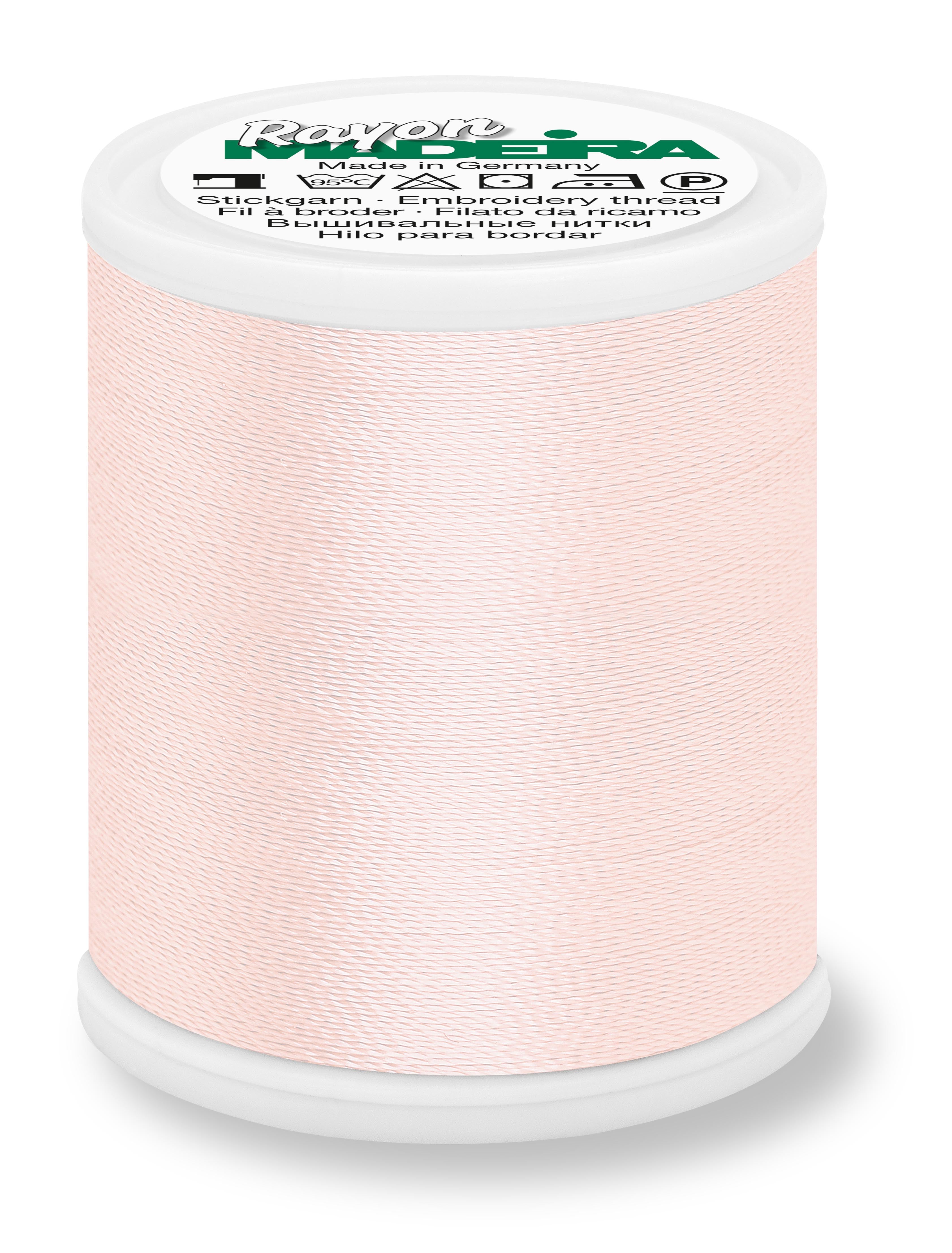 Fio Rayon nº40 MADEIRA 1000m Pale Pink #1013