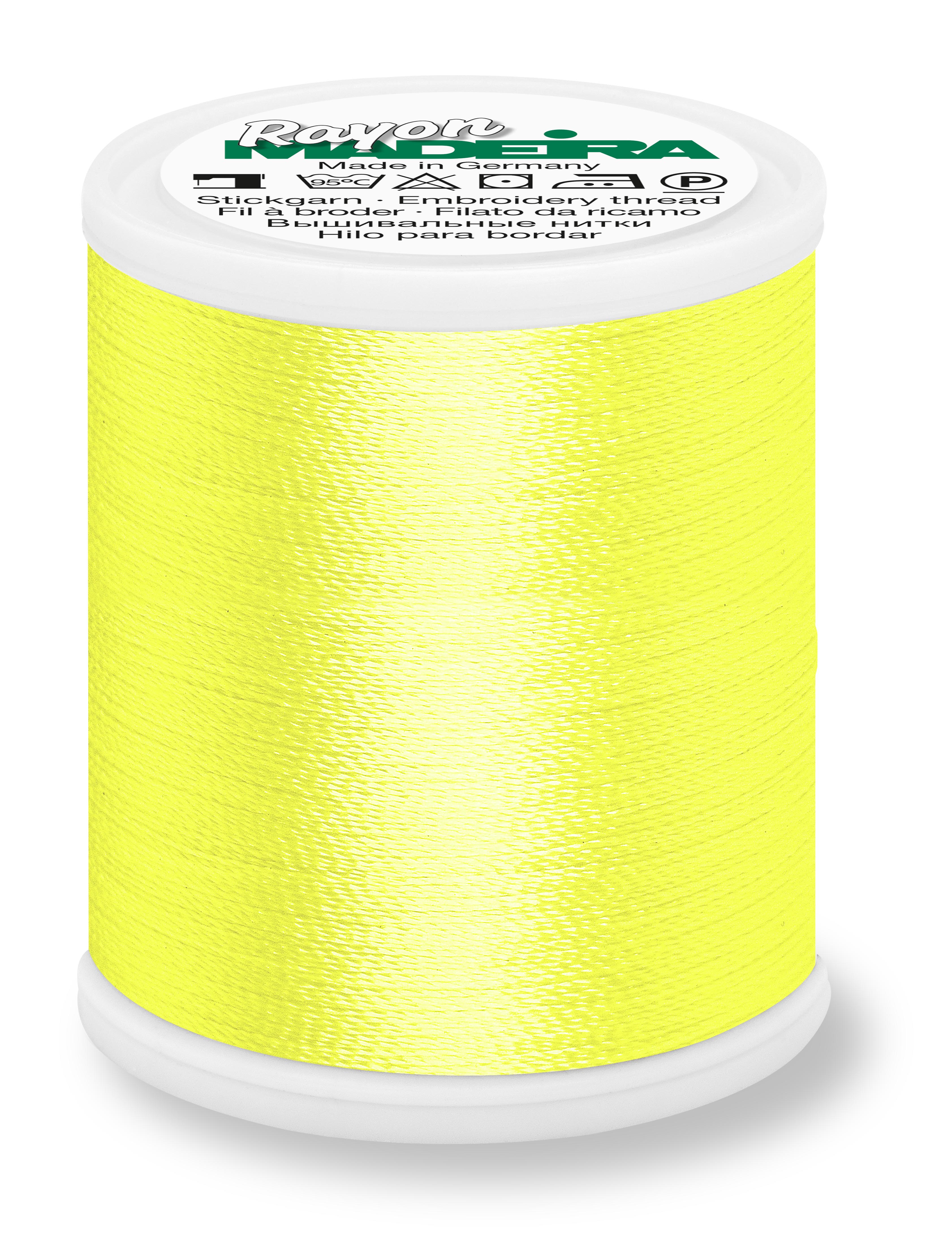 Fio Rayon nº40 MADEIRA 1000m Lemon Yellow #1023