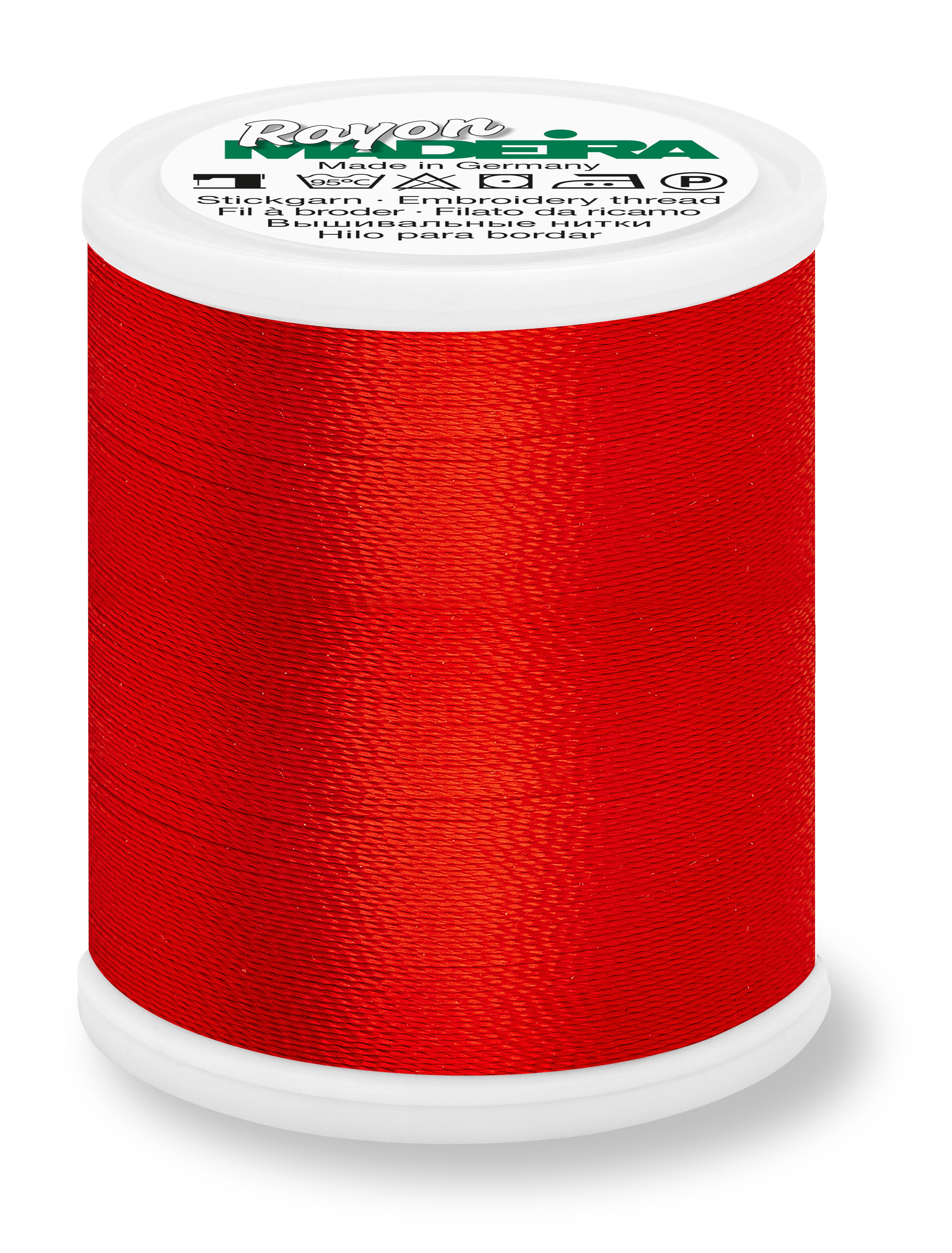 Fio Rayon nº40 MADEIRA 1000m Red #1037