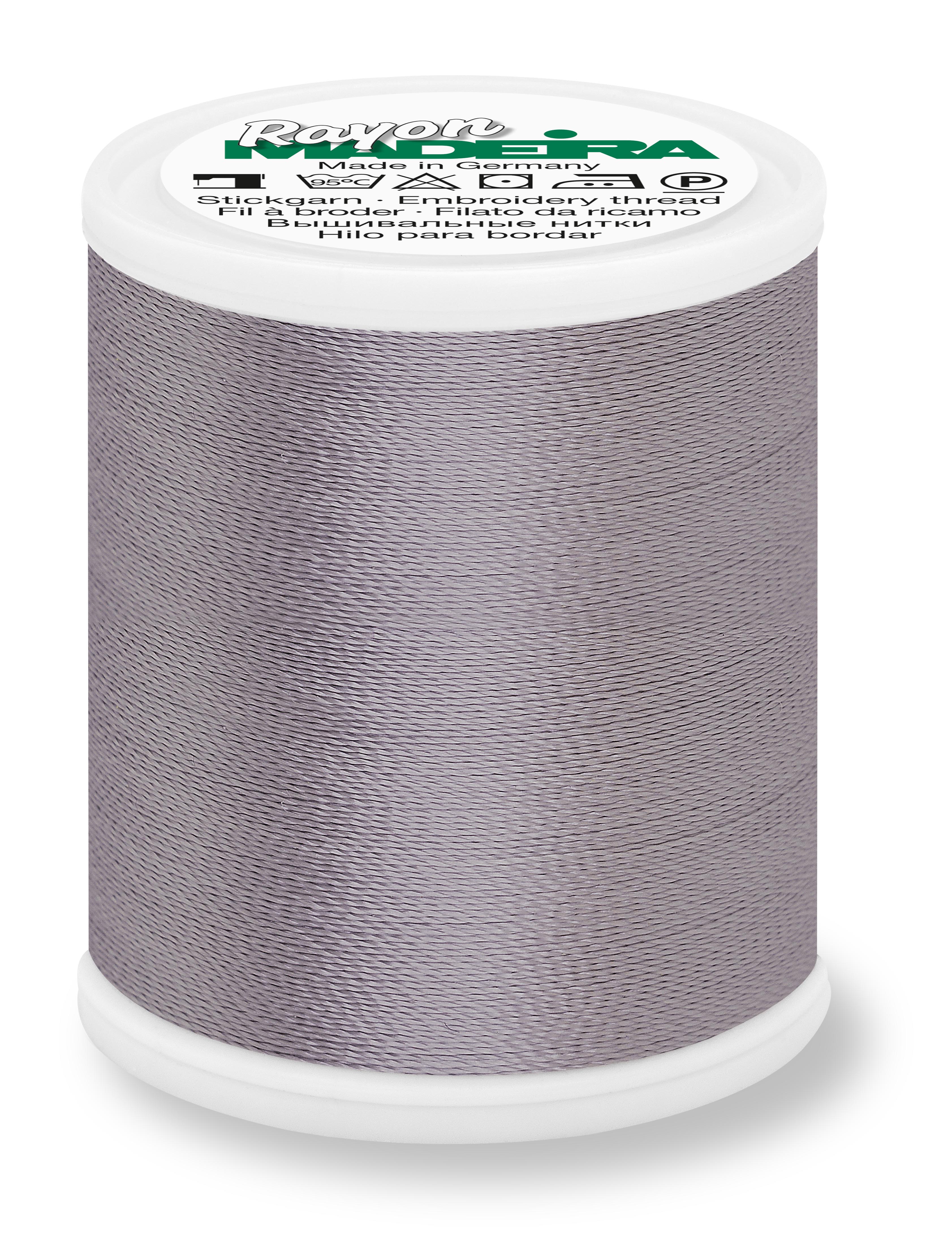 Fio Rayon nº40 MADEIRA 1000m Steel Grey #1040