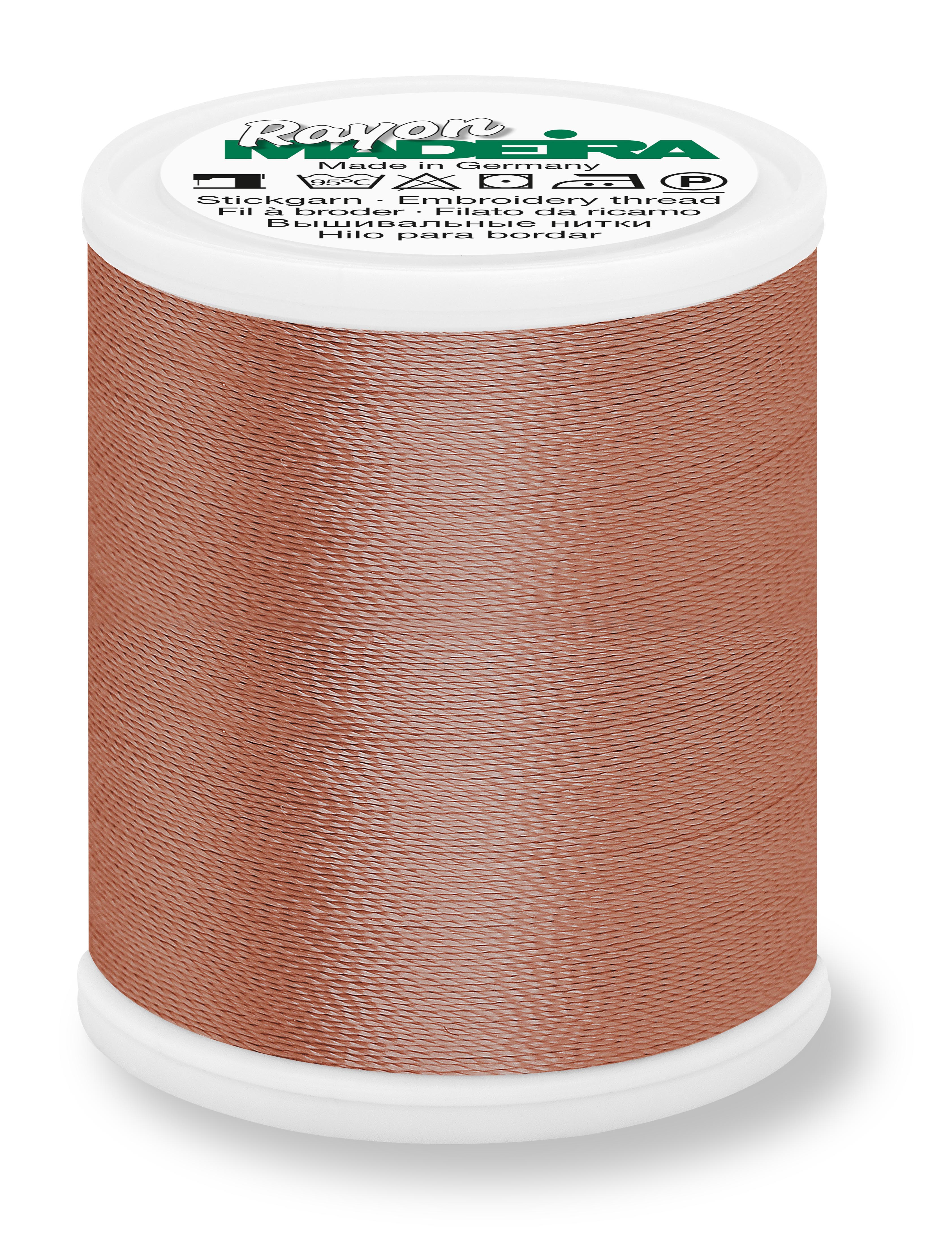 Fio Rayon nº40 MADEIRA 1000m Med Tawny Tan #1057