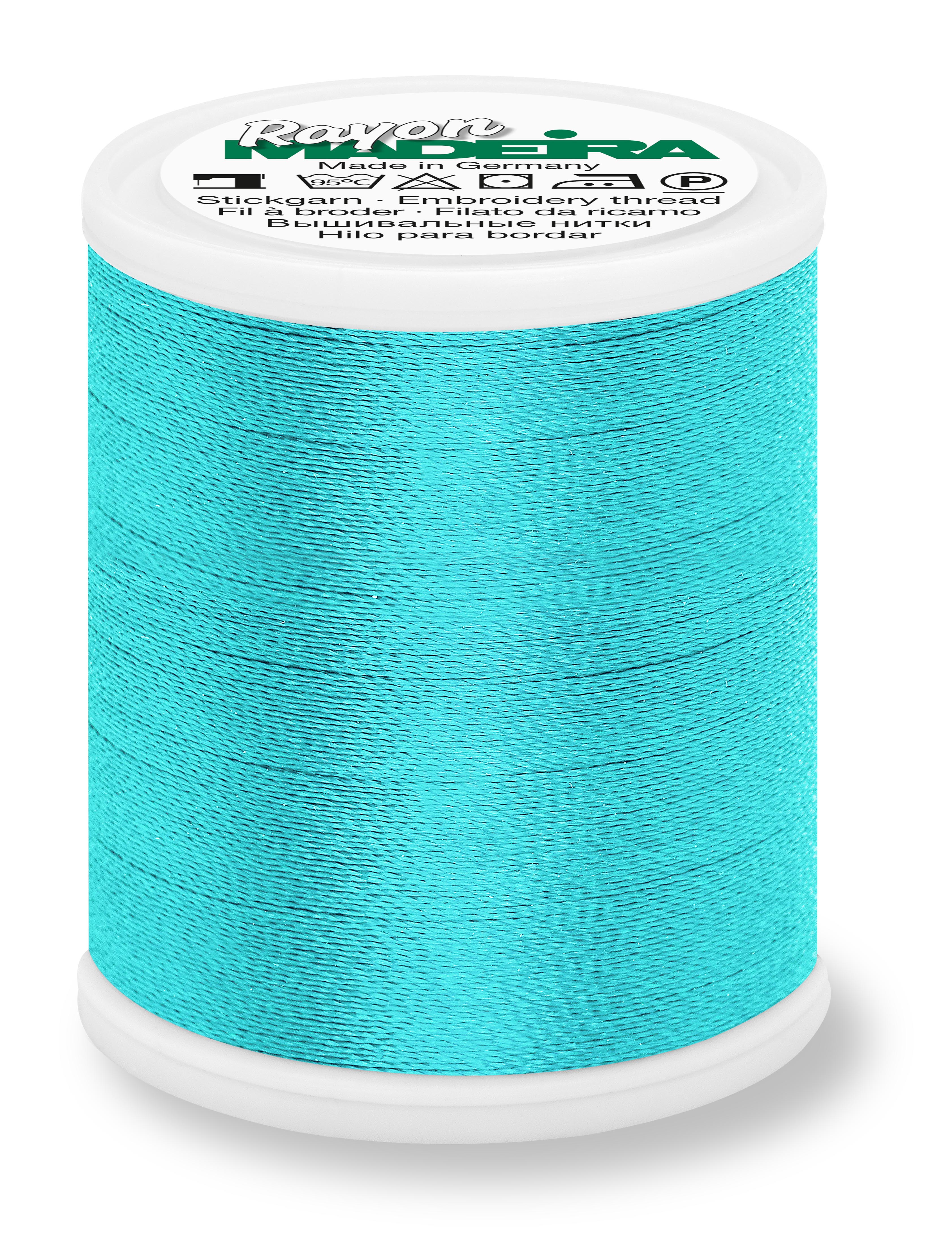 Fio Rayon nº40 MADEIRA 1000m Turquoise #1094