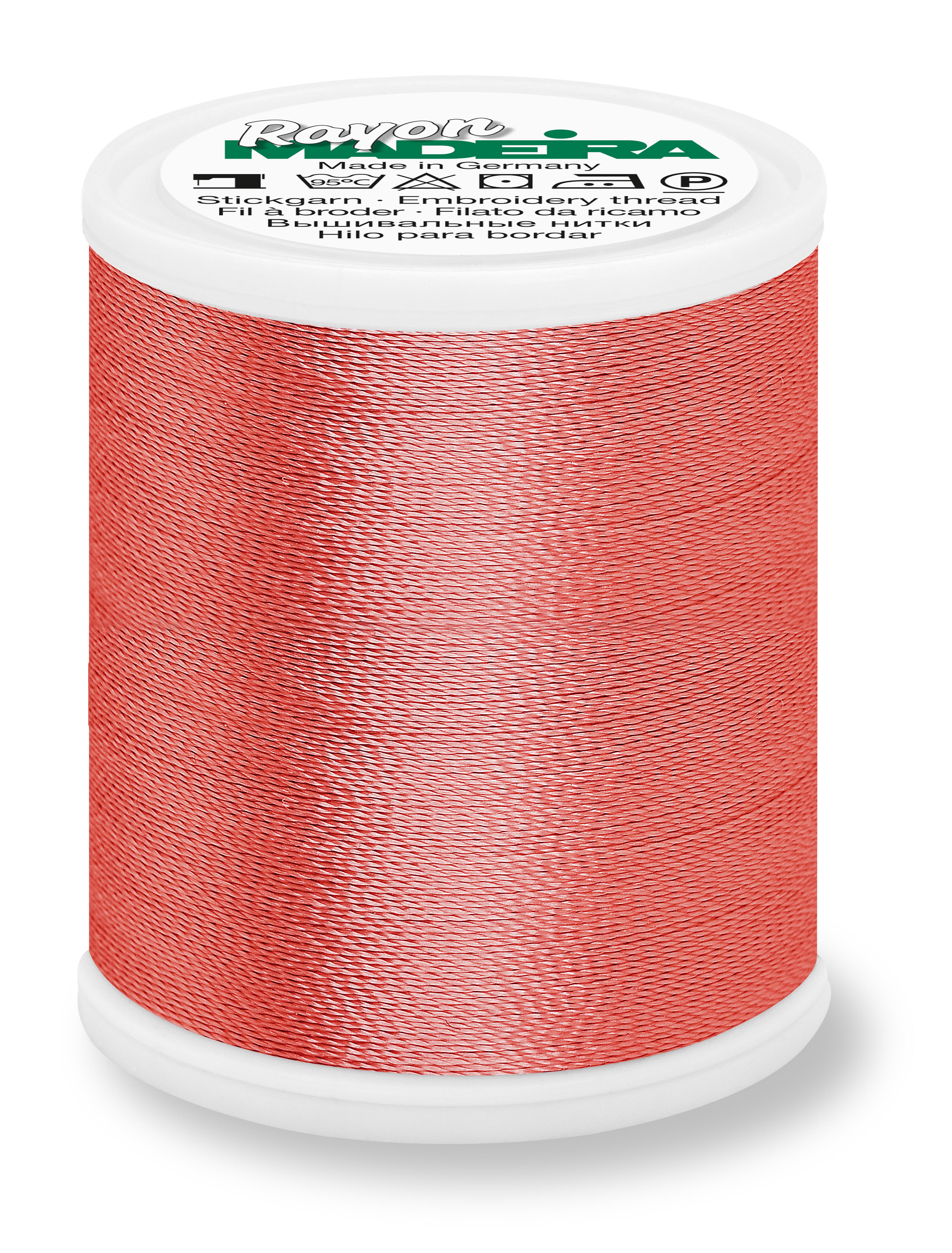 Fio Rayon nº40 MADEIRA 1000m Orange Red #1379