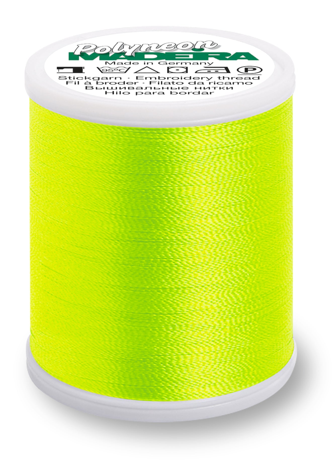 Polyester Thread No. 40 MADEIRA 1000m NEON LEMON #1823
