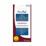 Conjunto de Agulhas de Costura à Mão - Tamanhos Sortidos (Blister 12 unid.)