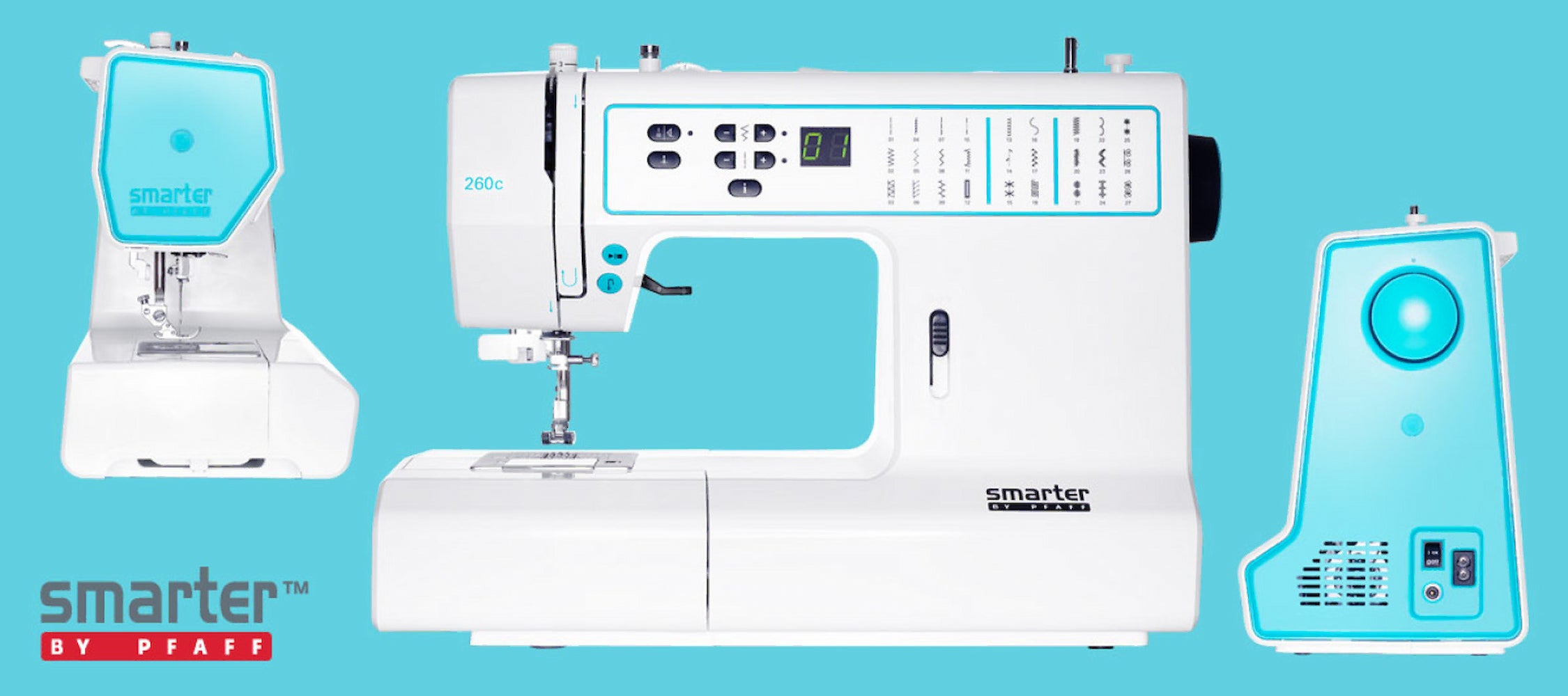 Máquina de Costura PFAFF Smarter 260c