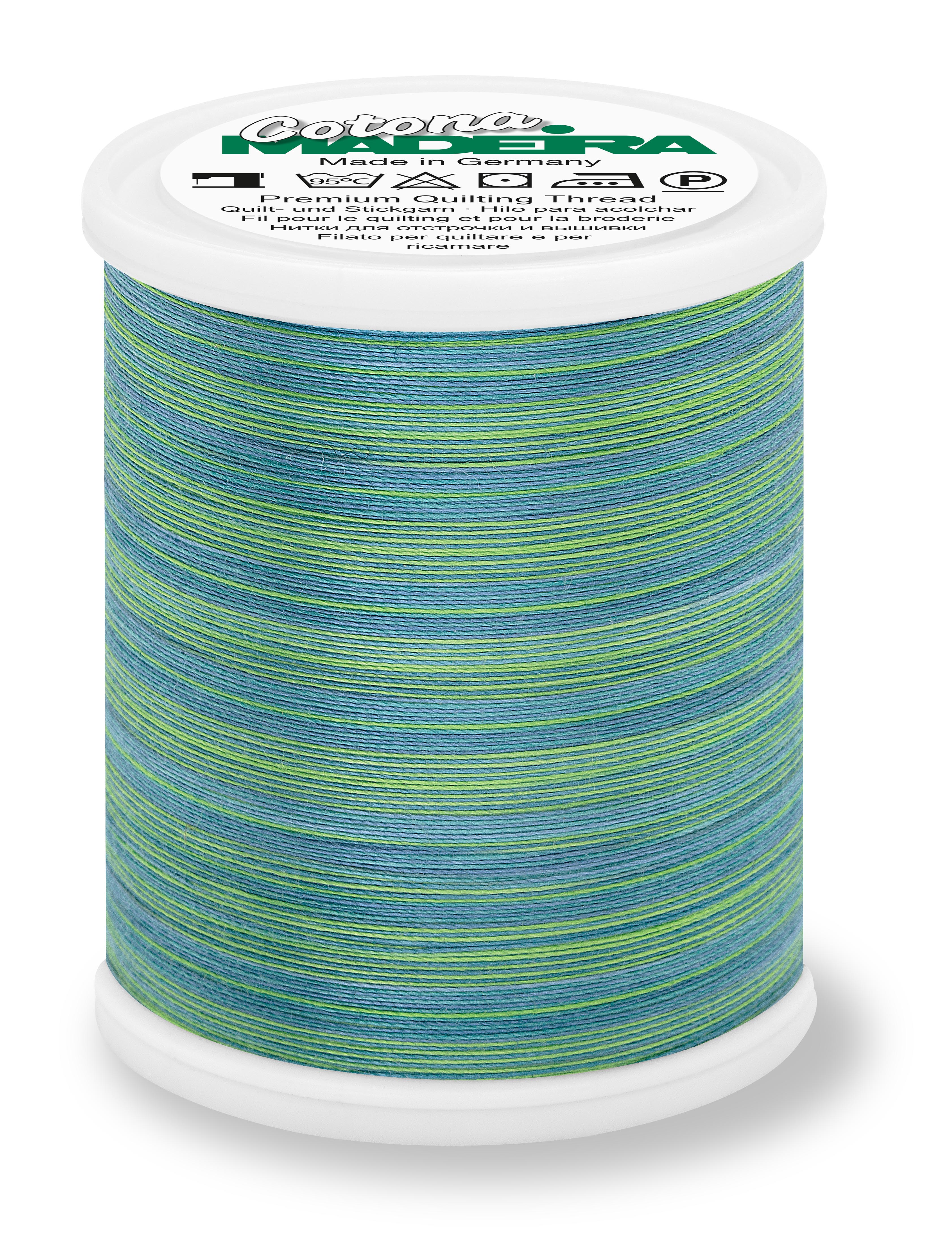 Madeira Cotton Thread No. 50, 1000m, Variegated #509