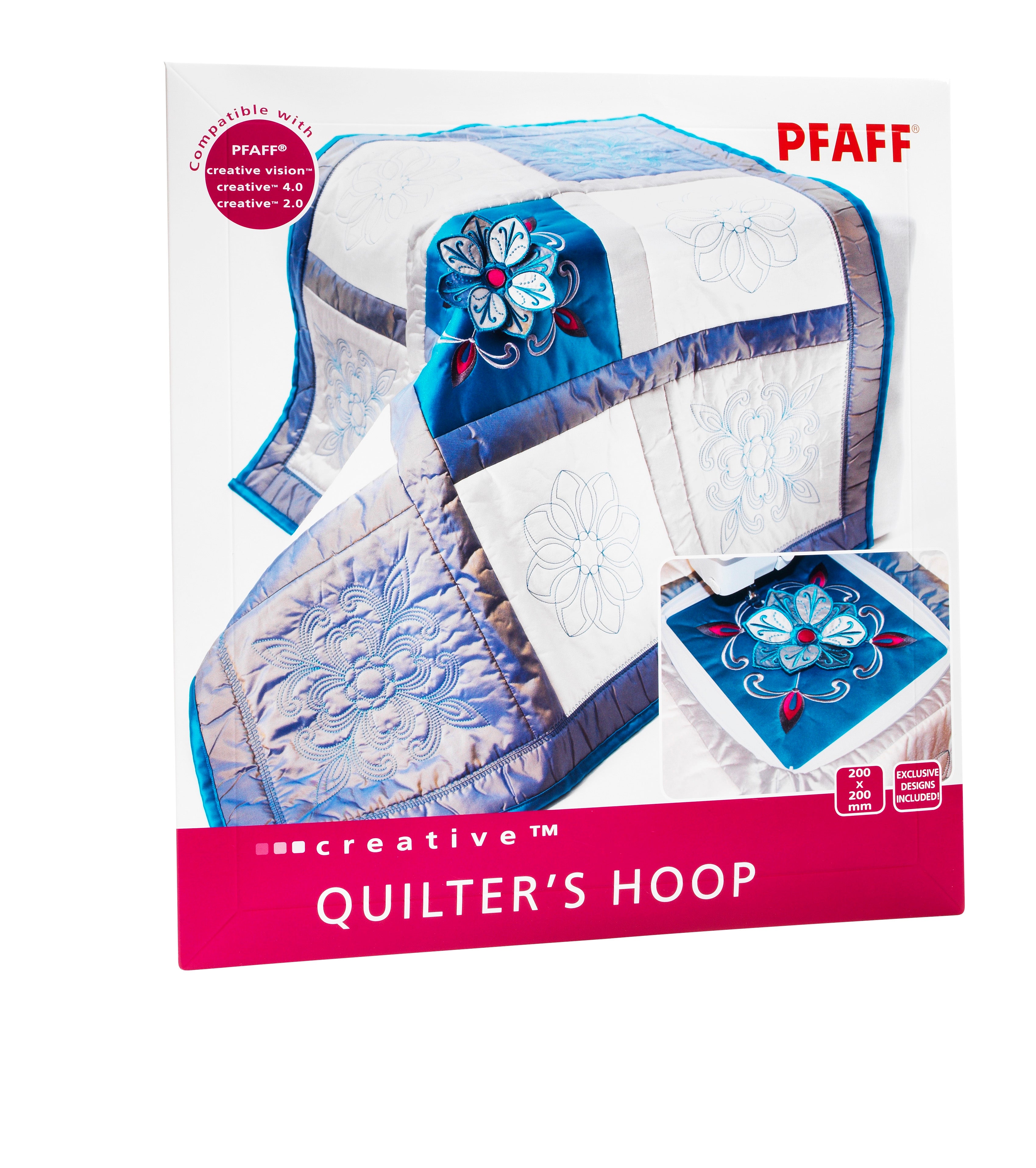 Bastidor PFAFF® Creative™ Quilter’s Hoop 200x200 mm