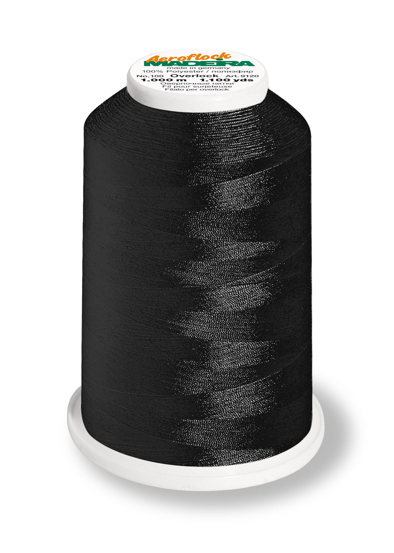Cone Aeroflock nº100 MADEIRA 1000m Preto #8000