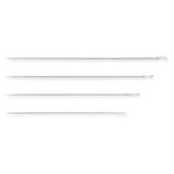 Agulhas Finas de Bordar Pedraria e Missangas Milward (N.º 10 a 13) - 4 Unidades