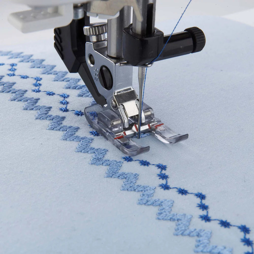 Calcador Transparente Aberto Aplicações PFAFF #sistema IDT