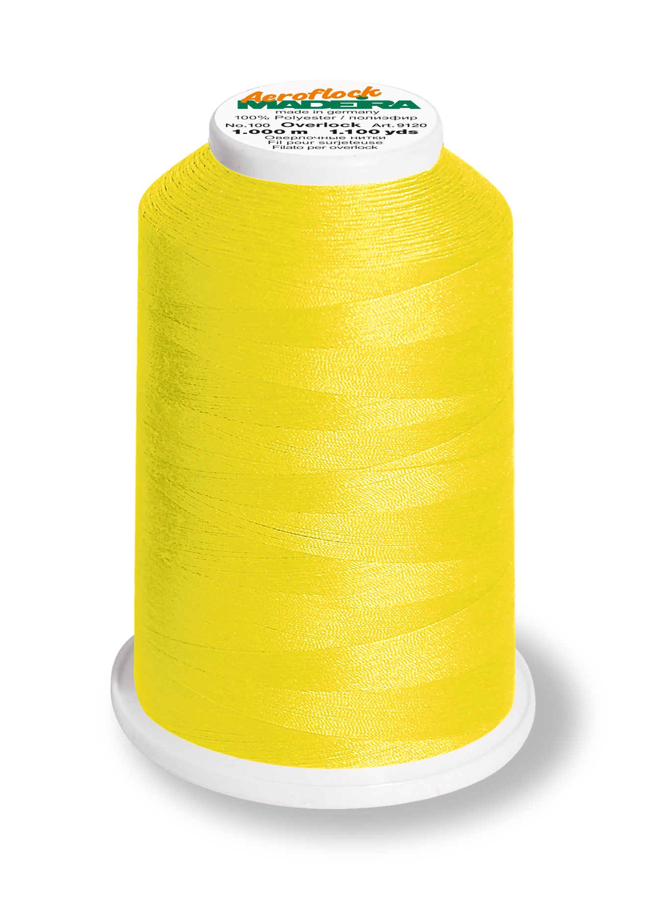 Aeroflock Cone No. 100 WOOD 1000m Neon Yellow #8230
