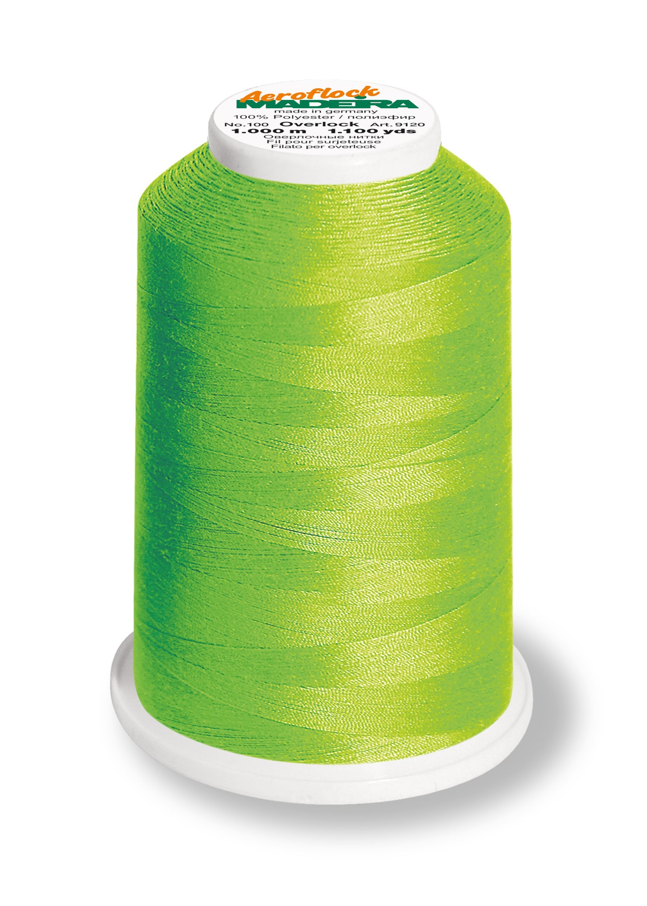 Cone Aeroflock nº100 MADEIRA 1000m Verde Maçã #8990