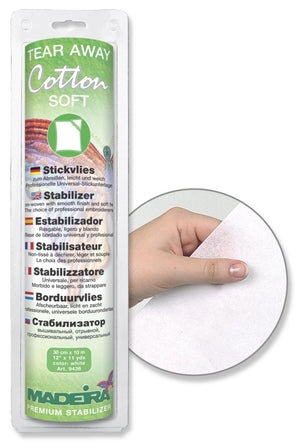 Estabilizador Tear Away MADEIRA Cotton Soft  #30cmx10m