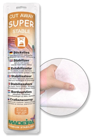 Estabilizador Cut Away MADEIRA Super Stable #30cmx5m