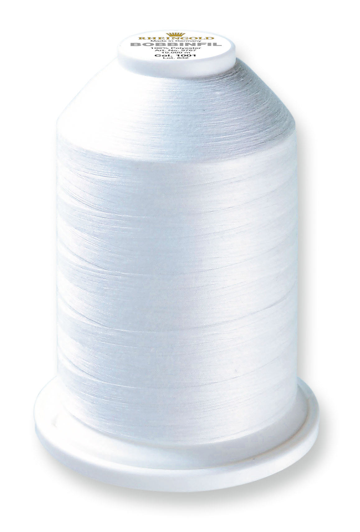 LINHA PARA CANELA BOBBINFIL RHEINGOLD BY MADEIRA N.º 90 – 10.000 M - BRANCO