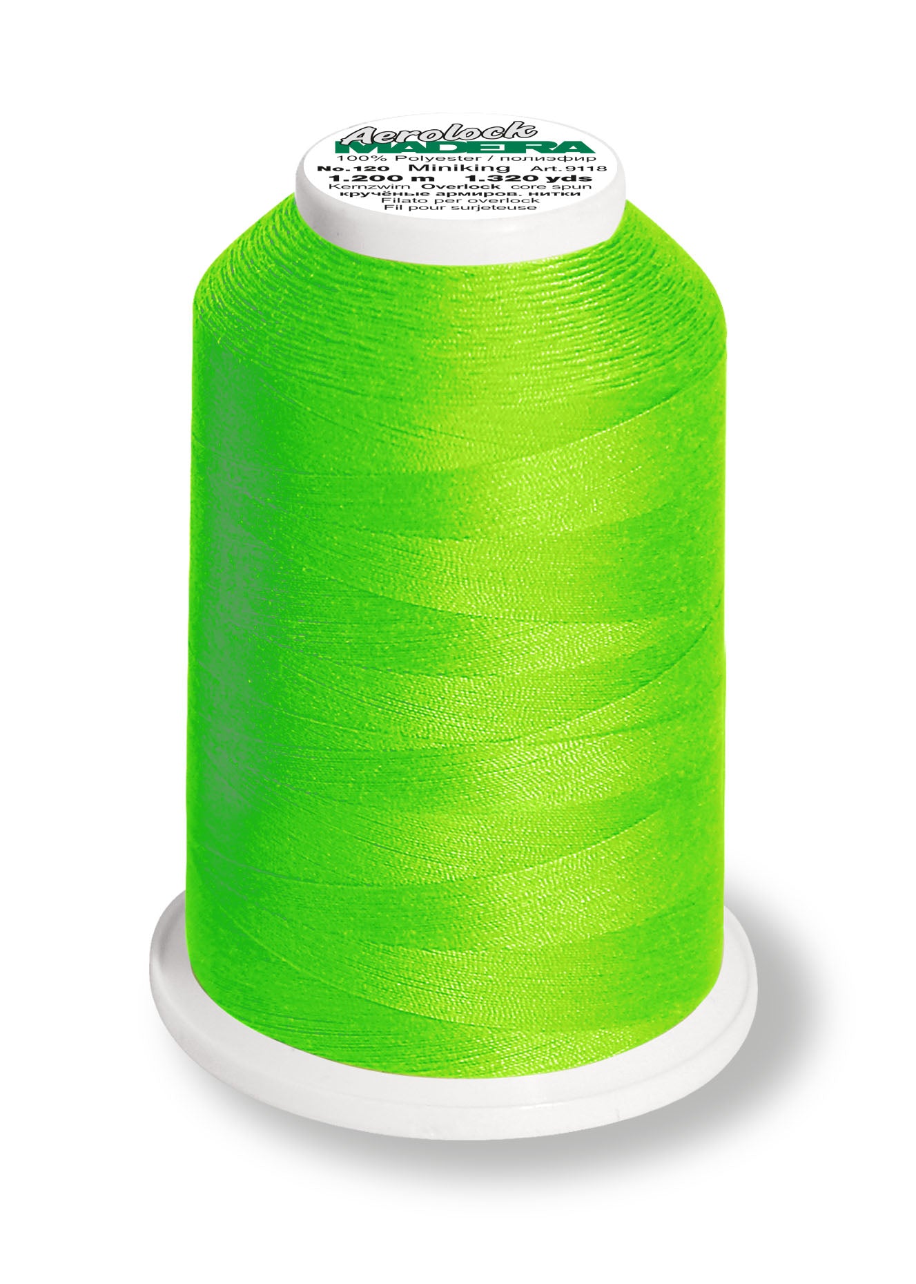 Cone Aerolock nº125 MADEIRA 1200m Verde Neon #9950