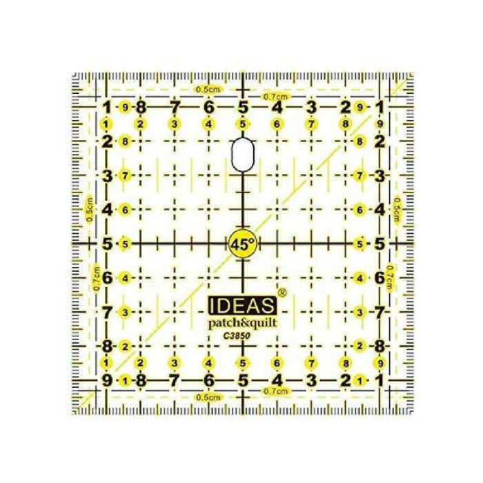 Régua Patchwork Quadrada 10x10 cm (Ref. C3850)