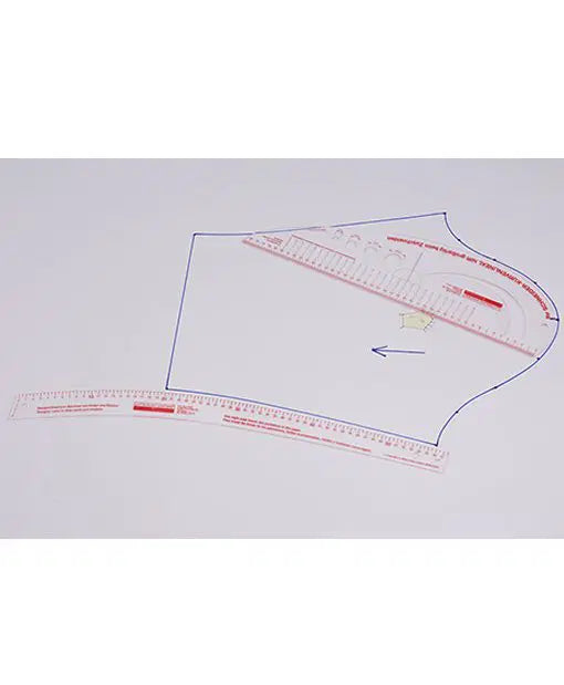 Conjunto de Réguas Curvas em Acrílico Lutterloh System