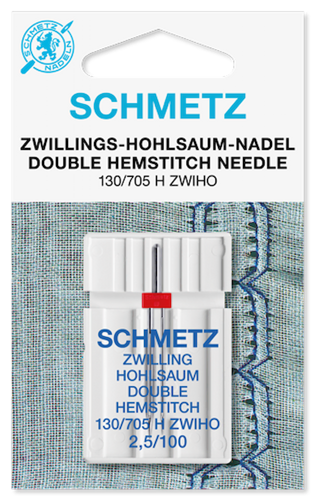 Agulha SCHMETZ Dupla Lança e Normal 2,5 nº100/16