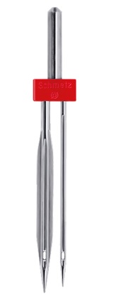 Agulha SCHMETZ Dupla Lança e Normal 2,5 nº100/16