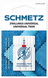 Agulha SCHMETZ Dupla Universal 1,6 nº80/12