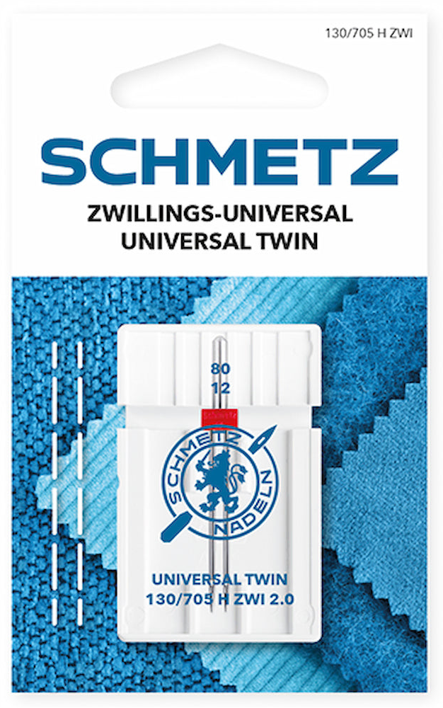 Agulha SCHMETZ Dupla Universal 2,0 nº80/12
