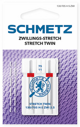 Agulha SCHMETZ Dupla Stretch 2,5 nº70/11