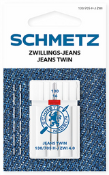 Agulha SCHMETZ Dupla Jeans 4,0 nº100/16