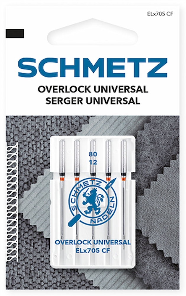 Agulha SCHMETZ Overlock nº80/12