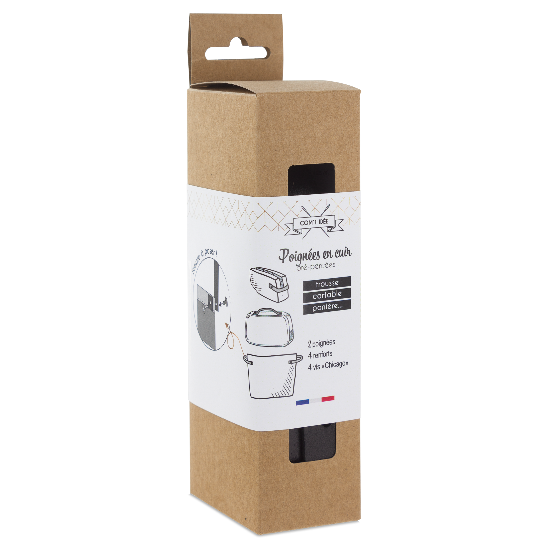 Leather handles | Black