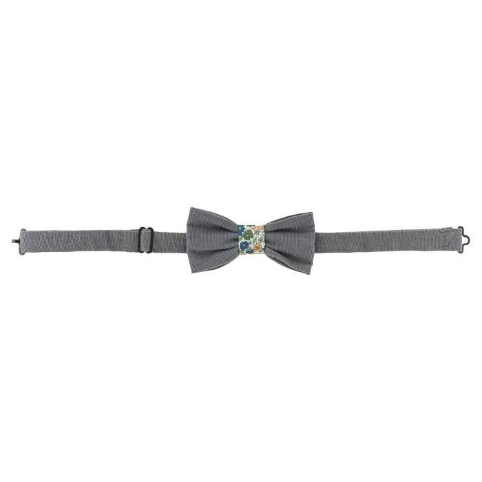 Velvet bow tie kit | Grey