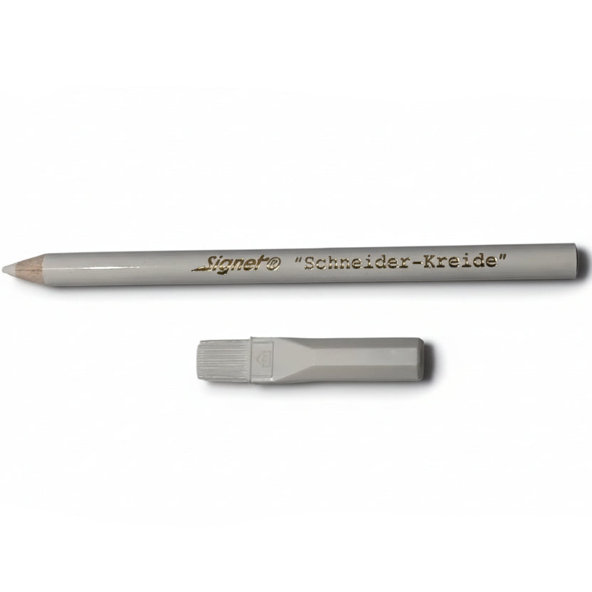 Lápis Giz de Alfaiate com Escova Signet® (Schneider-Kreide) - Branco