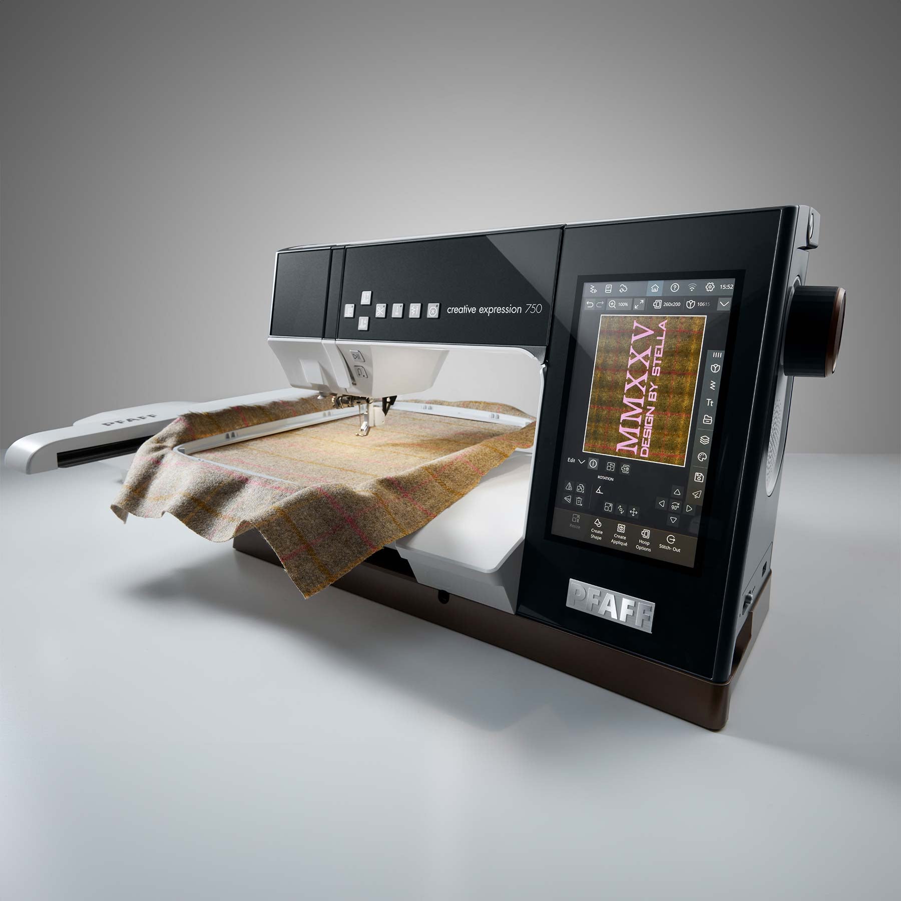 Máquina de Costura e Bordar PFAFF® creative expression™ 750