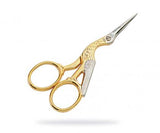 TESOURA DE BORDAR CEGONHA PREMAX DOURADA 4.5" (12CM)