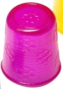 Dedal Colorido de Silicone