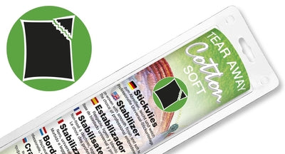 Estabilizador Tear Away MADEIRA Cotton Soft Preto #30cmx10m