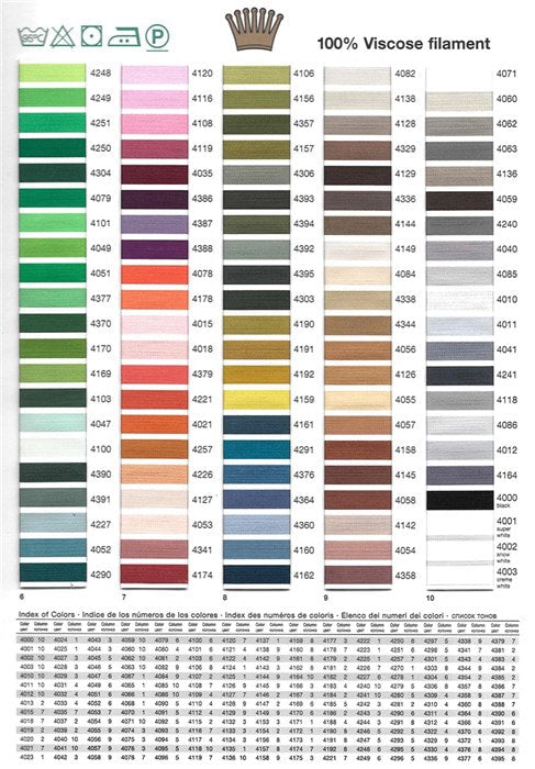 Fio Rayon nº40 RHEINGOLD 5000m #4095
