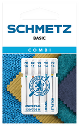 Agulha SCHMETZ Combi univ. nº70/80/90